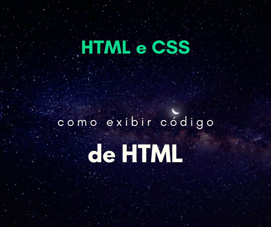 como exibir codigo html na pagina web capa