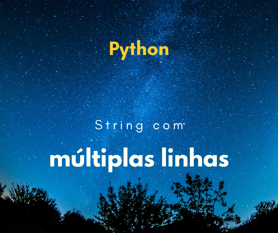 strings com multiplas linhas python capa