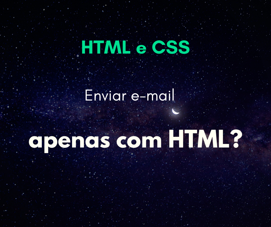 Enviar e-mails com HTML capa