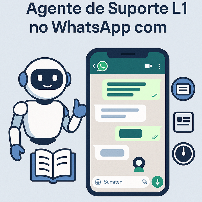 Como Implementar um Agente de Suporte L1 no WhatsApp com n8n: Base de Conhecimento, Tickets e SLA