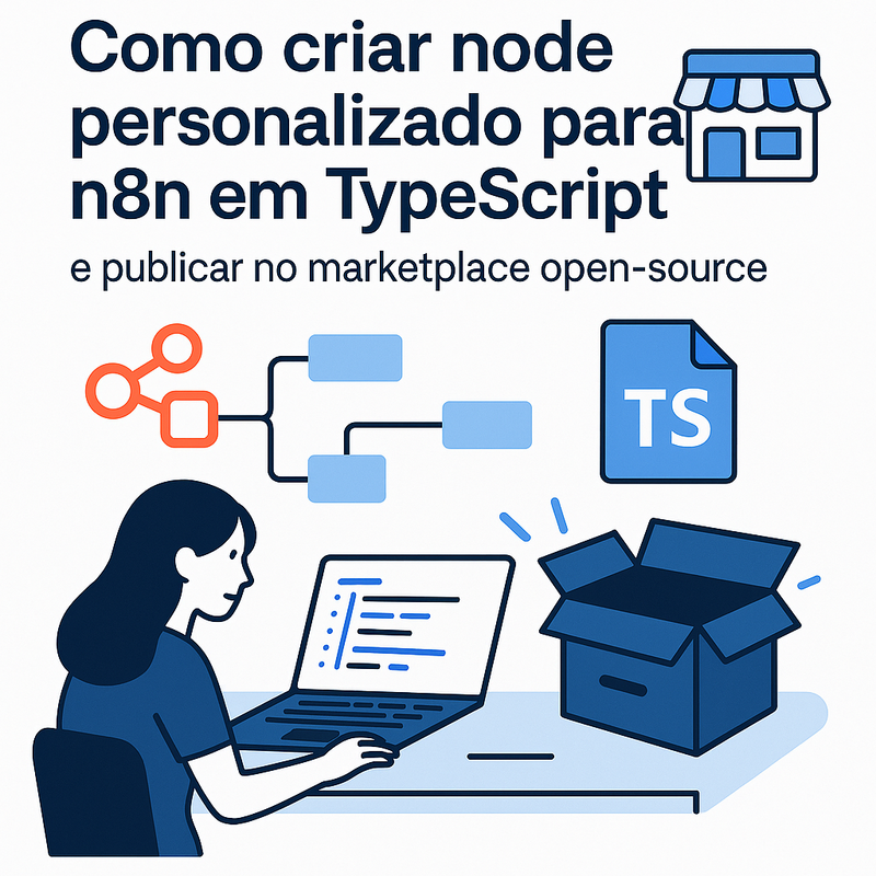 Como criar node personalizado para n8n em TypeScript e publicar no marketplace open-source