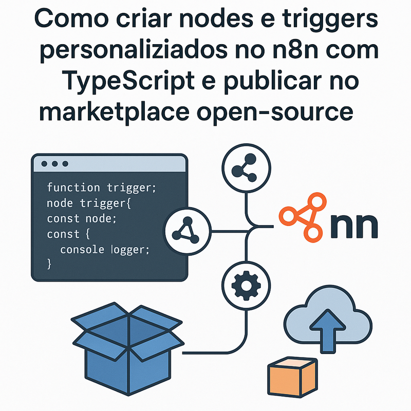 Como criar nodes e triggers personalizados no n8n com TypeScript e publicar no marketplace open-source