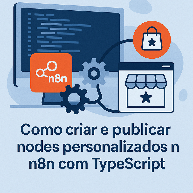 Como criar e publicar nodes personalizados no n8n com TypeScript