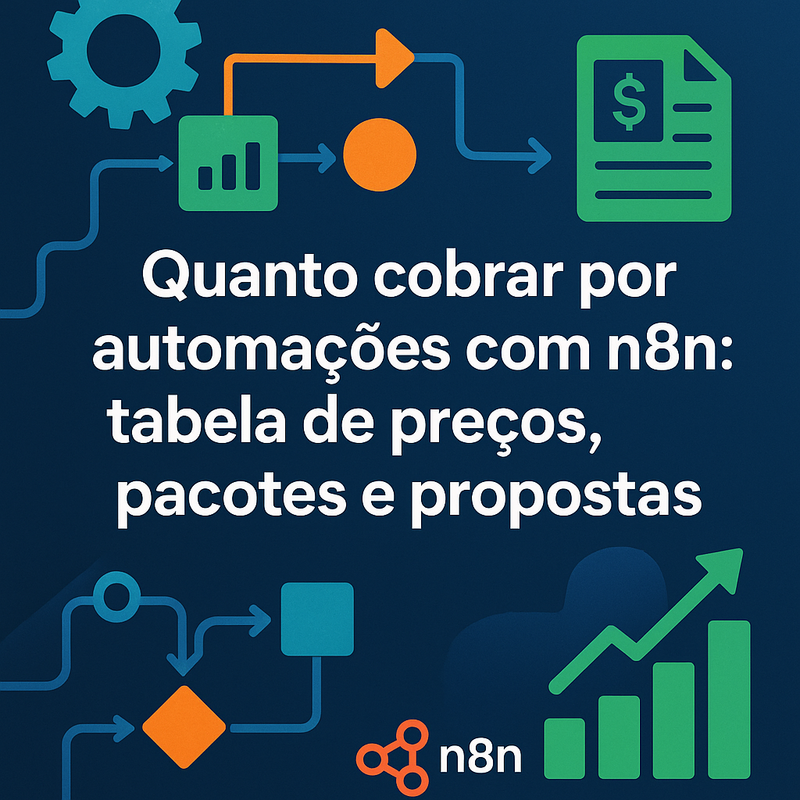 Quanto cobrar por automações com n8n: tabela de preços, pacotes e propostas