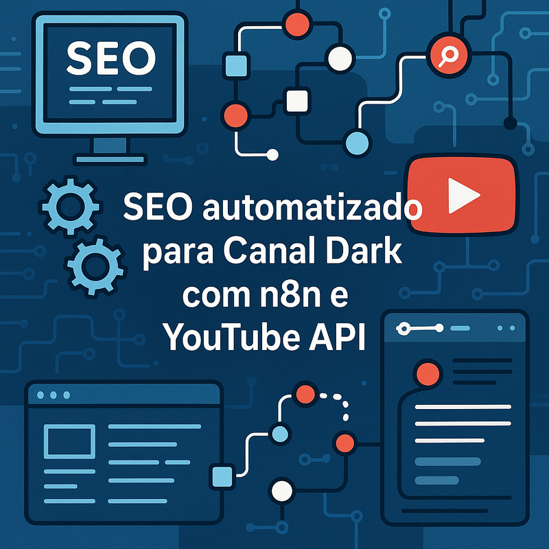 SEO automatizado para Canal Dark com n8n e YouTube API: otimize títulos, descrições e mais
