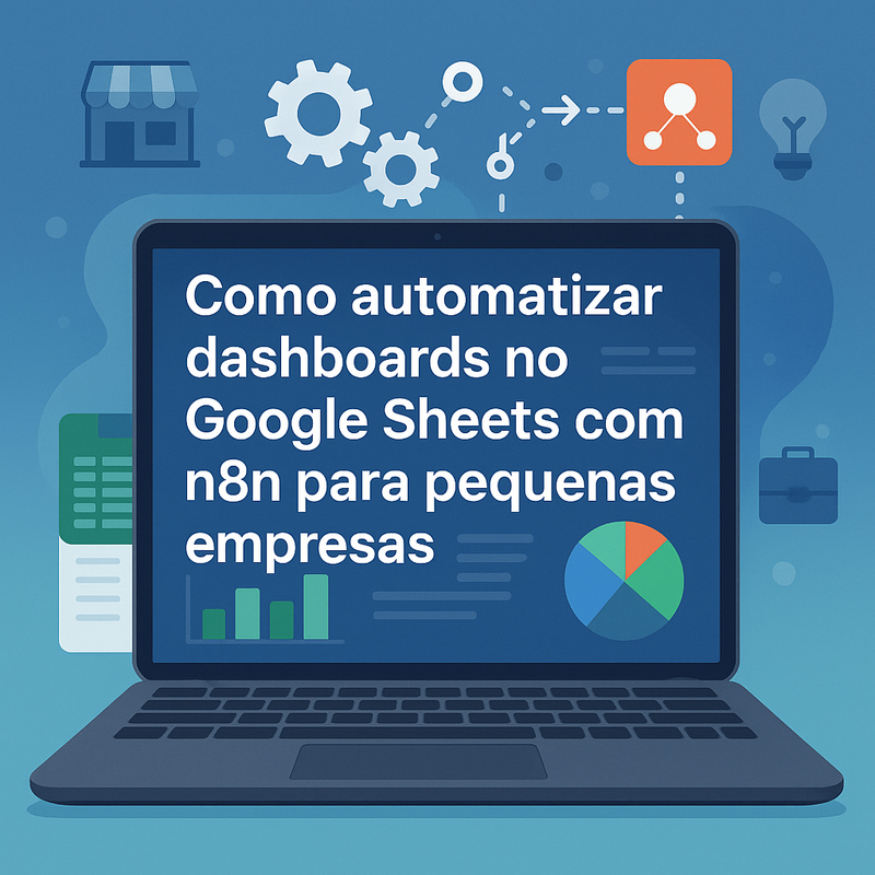 Como automatizar dashboards no Google Sheets com n8n para pequenas empresas