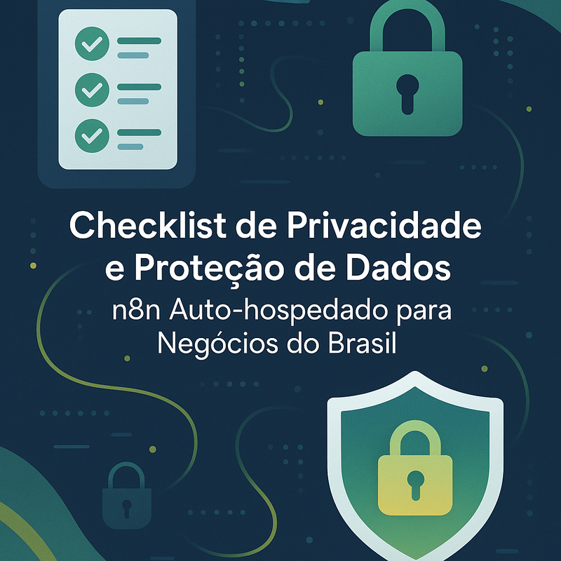 Checklist de privacidade e proteção de dados n8n auto-hospedado: guia para negócios do Brasil