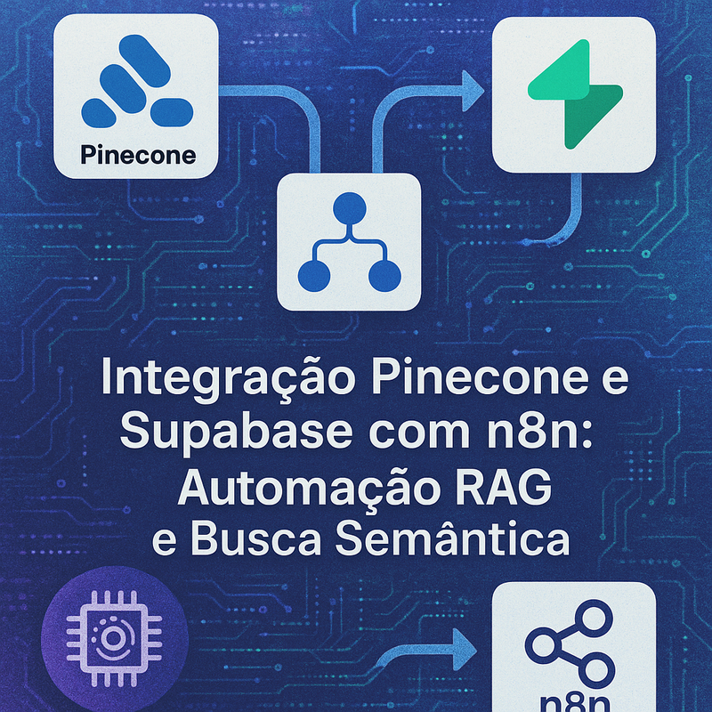 Integração Pinecone e Supabase com n8n: Automação RAG e Busca Semântica
