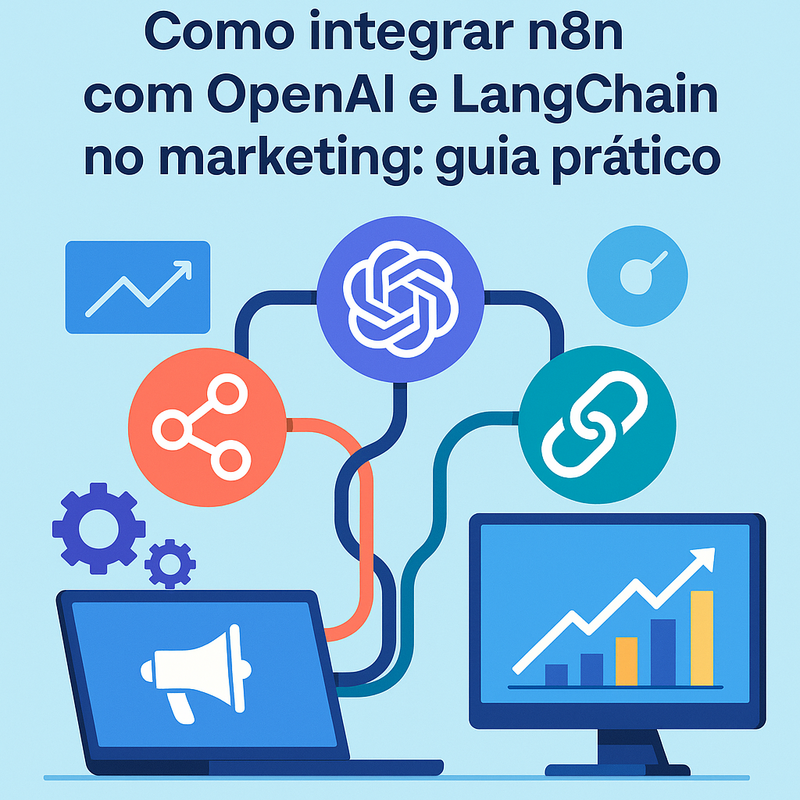 Como integrar n8n com OpenAI e LangChain no marketing: guia prático