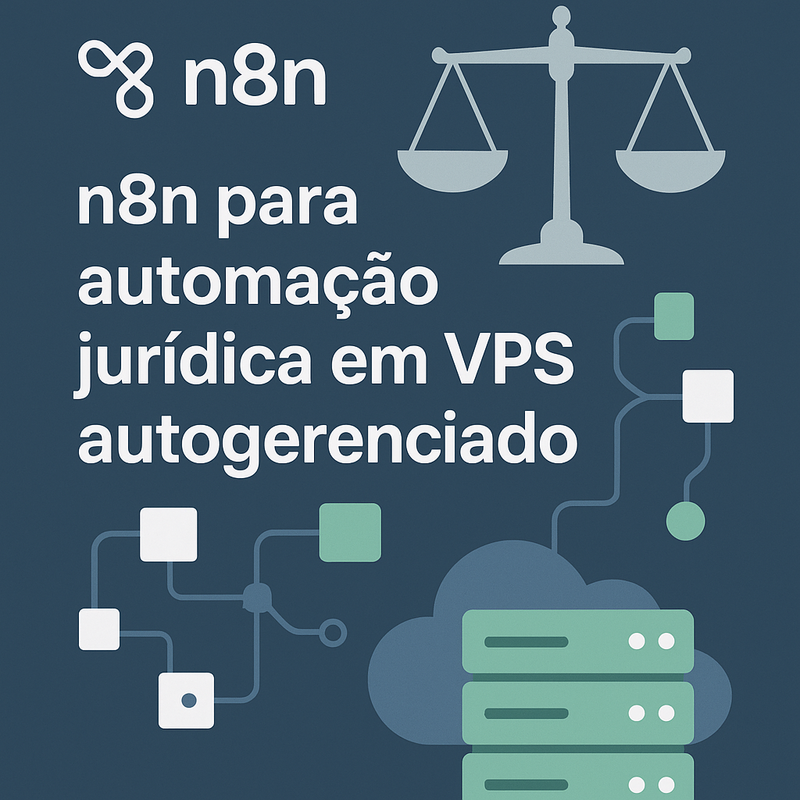n8n para automação jurídica em VPS autogerenciado: exemplos práticos e boas práticas