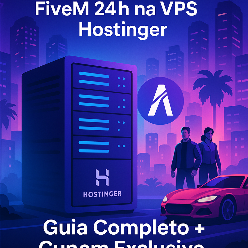 Como rodar servidor de FiveM 24h usando VPS Hostinger: Guia Completo