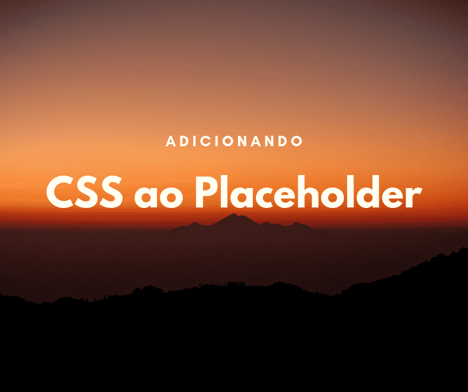 css no placeholder