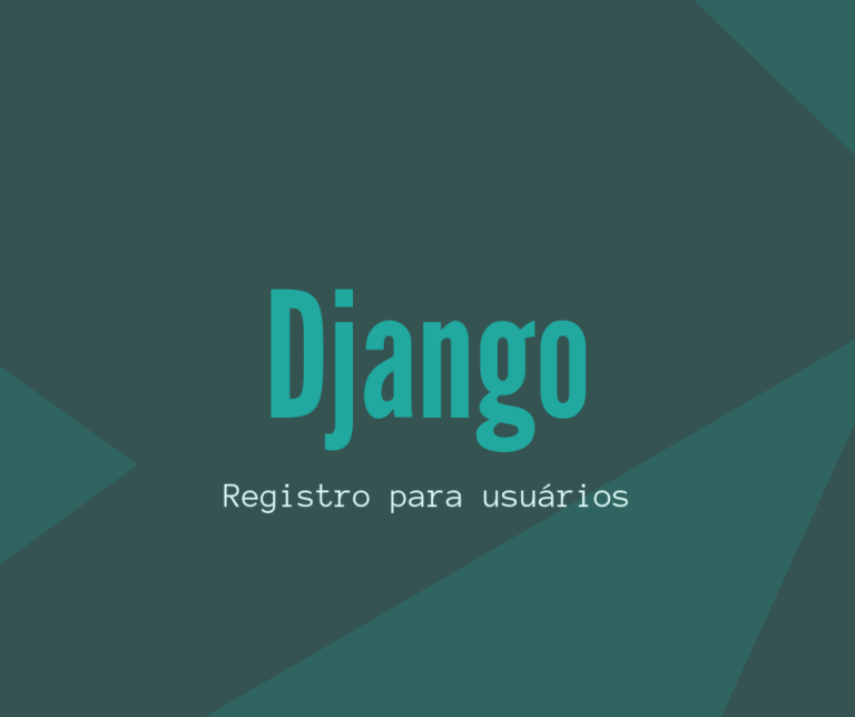 django registro de usuarios