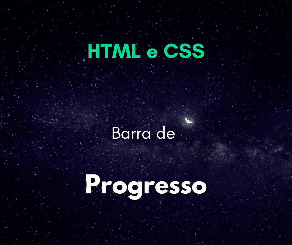 como fazer uma barra de progresso apenas com CSS capa