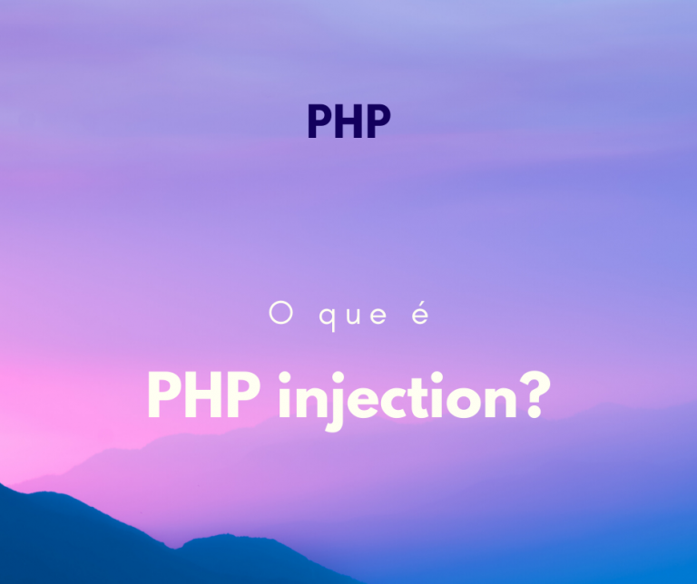 o que é php injection capa