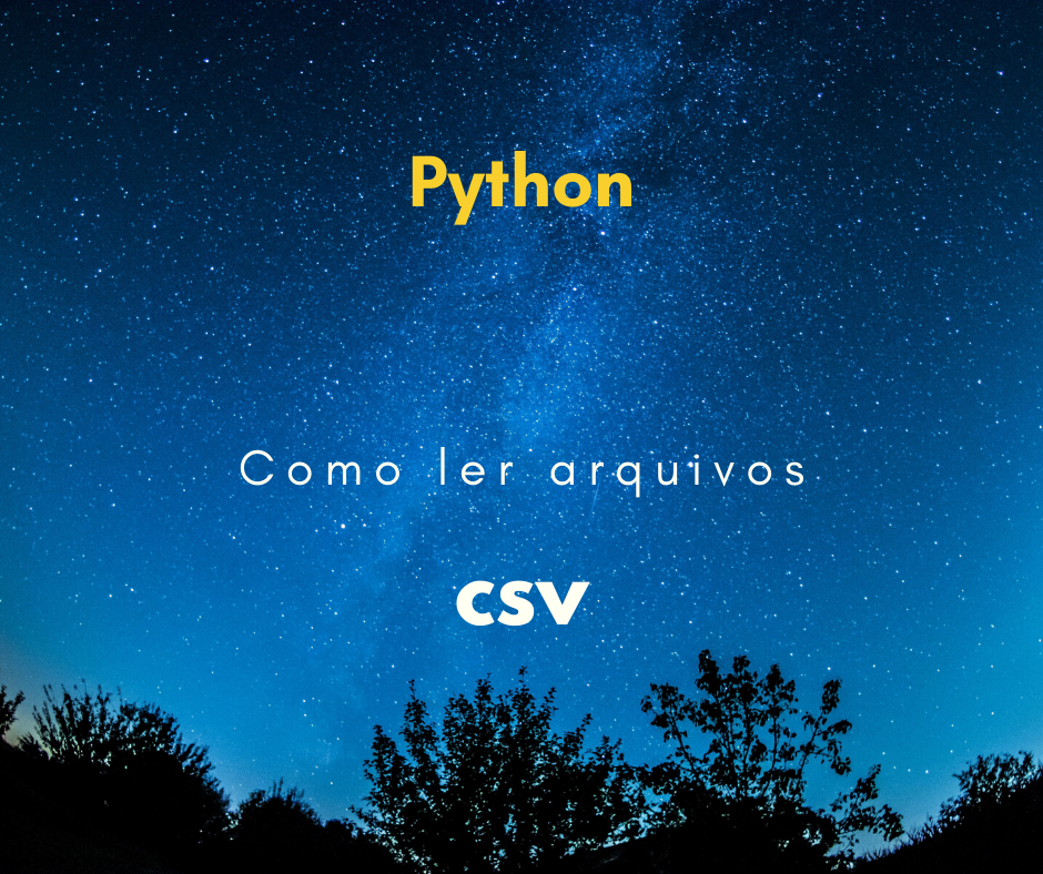 ler um arquivo csv em Python capa