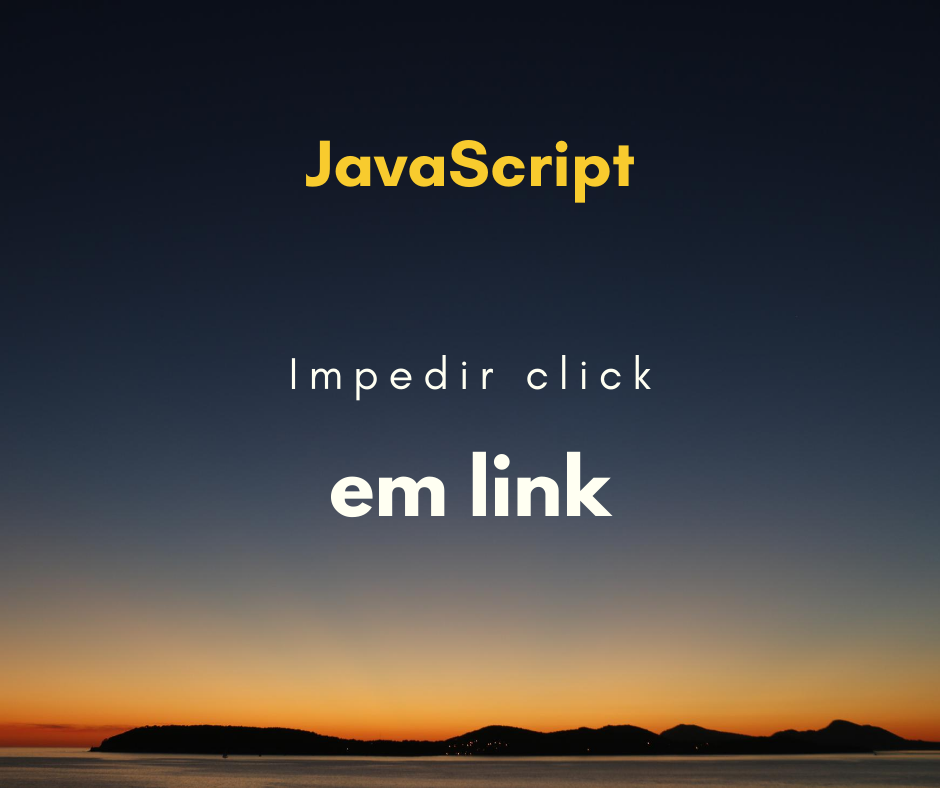 como impedir click em link javascript capa