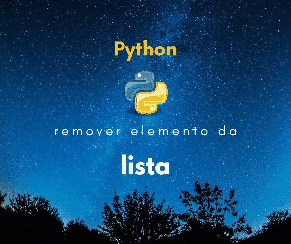 Remover elemento de lista em Python capa