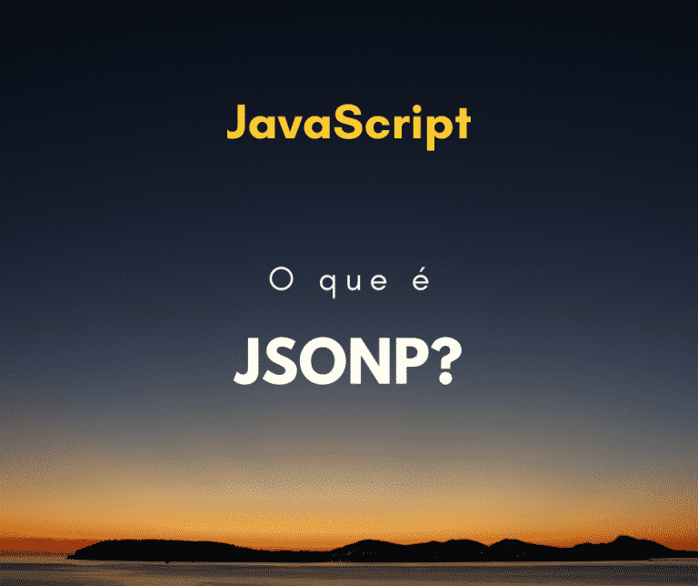 O que é JSONP capa