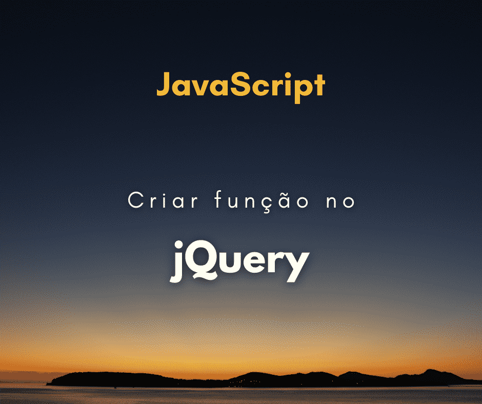 Como criar função no jQuery capa