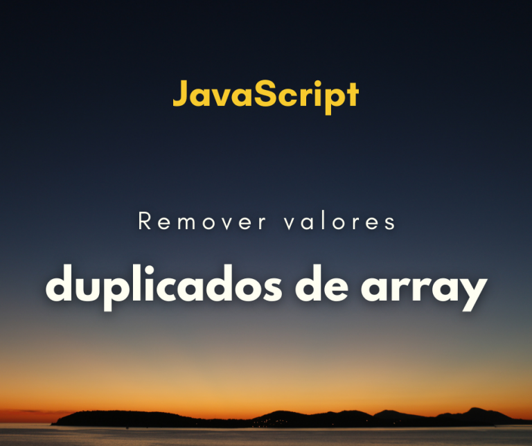 Remover valores duplicados em array capa