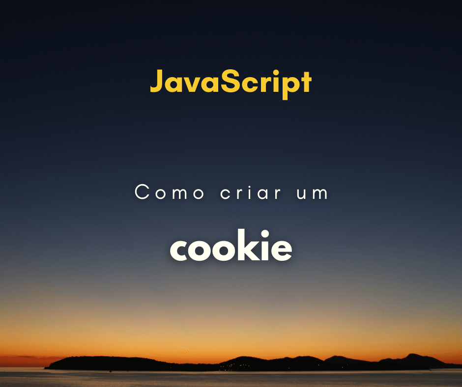 criar cookies com JavaScript capa