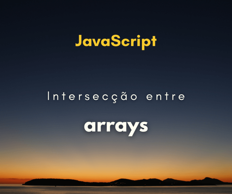 intersecção de dois arrays em JavaScript capa