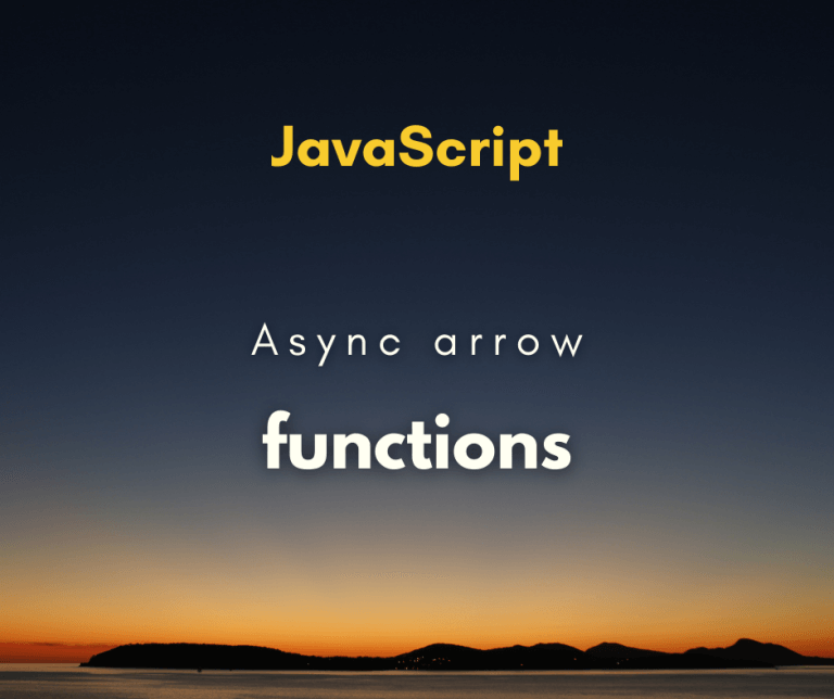 async arrow function capa