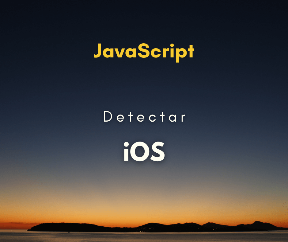 detectar dispositivo iOS com JavaScript capa