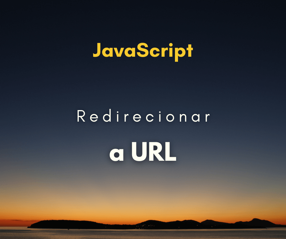 redirecionar para uma URL com JavaScript capa
