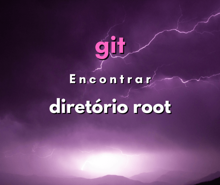 encontrar o diretório root do git capa