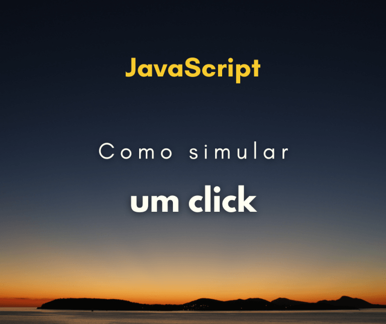 simular um click com JavaScript capa
