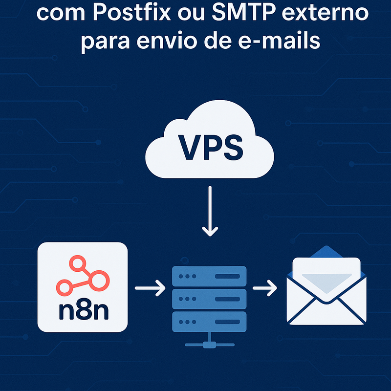 Como integrar n8n no VPS com Postfix ou SMTP externo para envio de e-mails