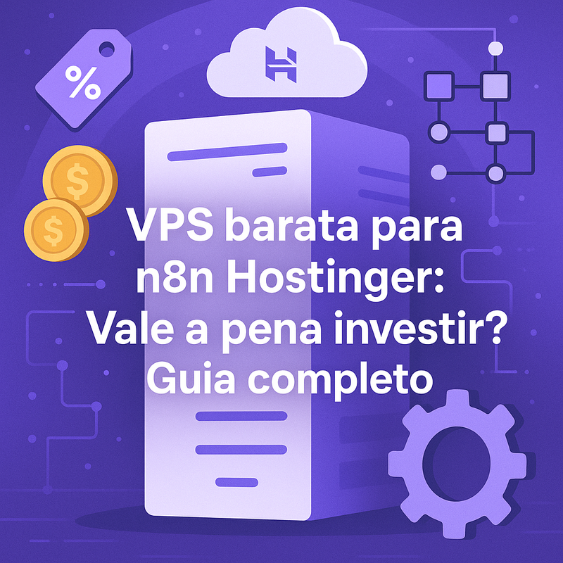 VPS barata para n8n Hostinger: Vale a pena investir? Guia completo