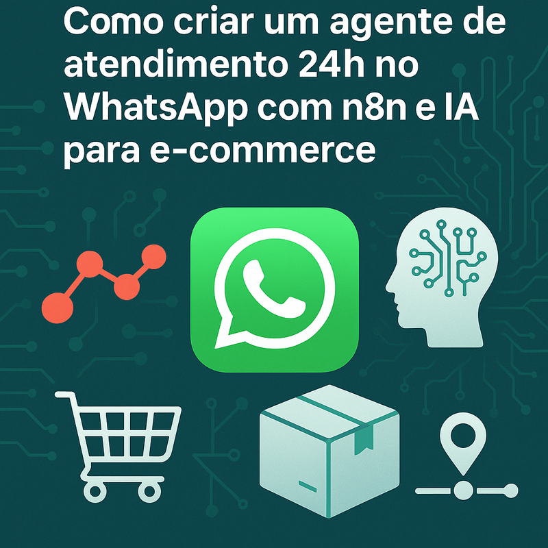 Como criar um agente de atendimento 24h no WhatsApp com n8n e IA para e-commerce