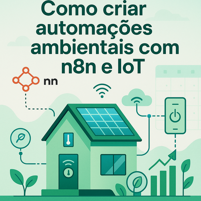 Como criar automações ambientais com n8n e IoT para uma casa sustentável
