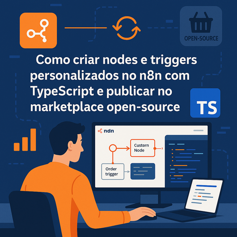 Como criar nodes e triggers personalizados no n8n com TypeScript e publicar no marketplace open-source