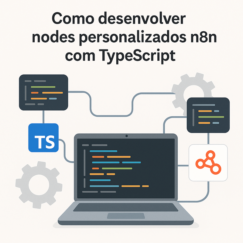 Como desenvolver nodes personalizados n8n com TypeScript e publicar no marketplace open-source