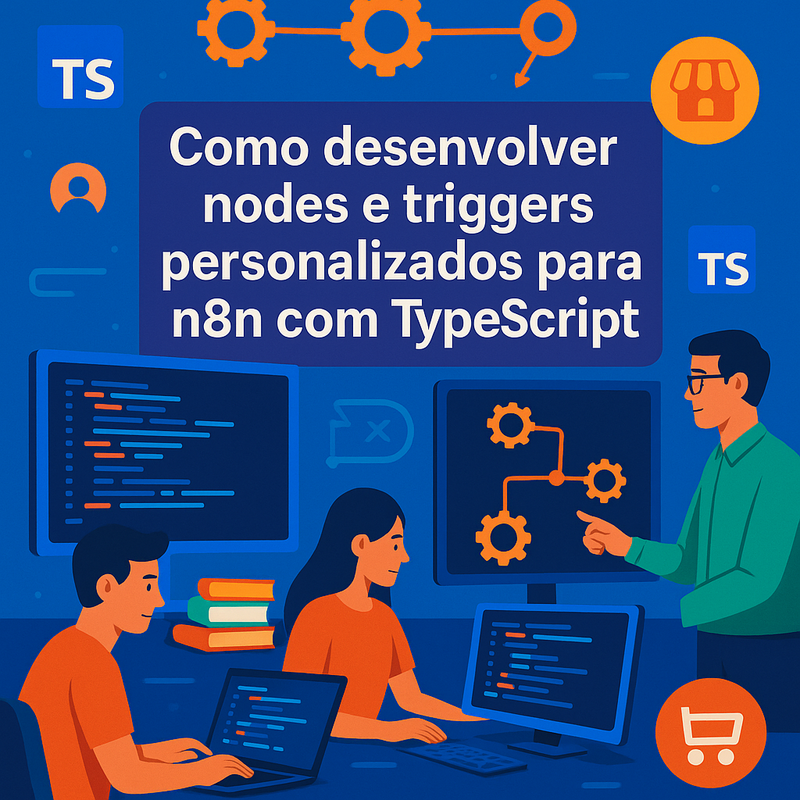 Como desenvolver nodes e triggers personalizados para n8n com TypeScript e publicar no marketplace open-source