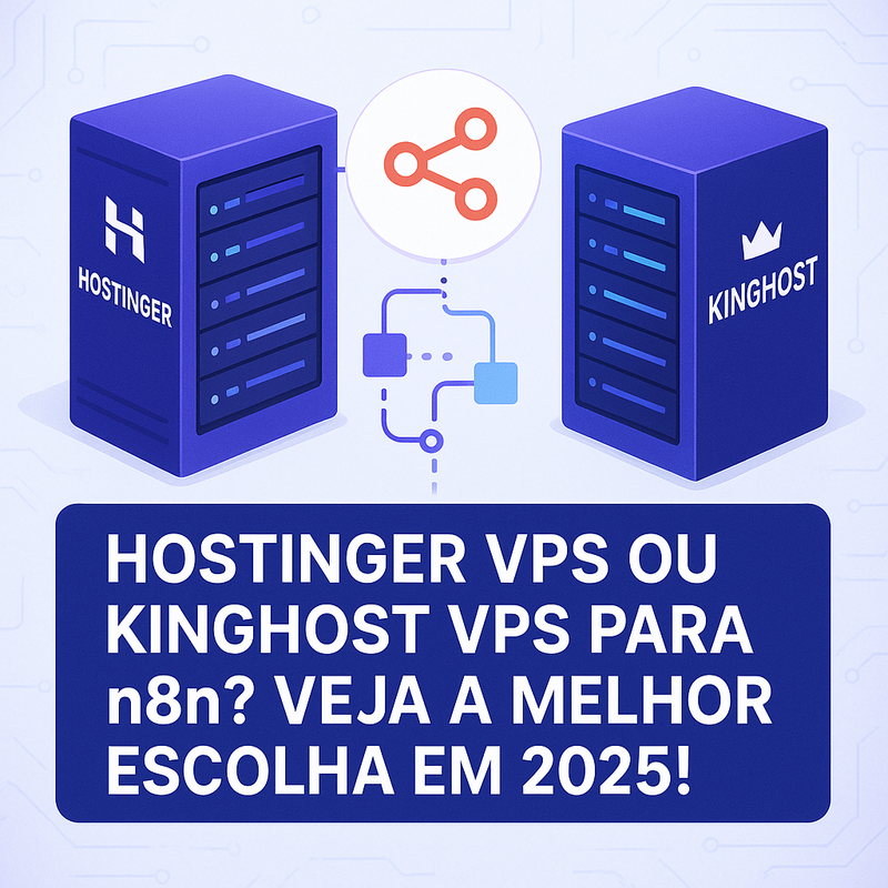 Hostinger VPS ou KingHost VPS para n8n? Veja a melhor escolha em 2025!