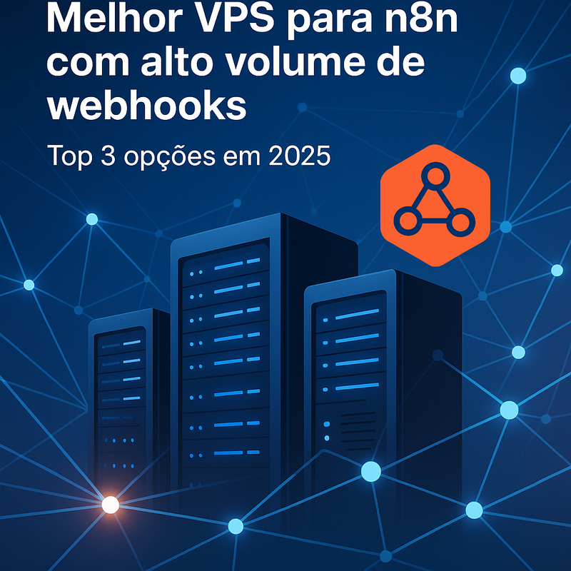 Melhor VPS para n8n com alto volume de webhooks: Top 3 opções em 2025