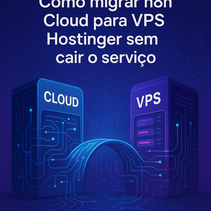 Como migrar n8n Cloud para VPS Hostinger sem cair o serviço: guia passo a passo