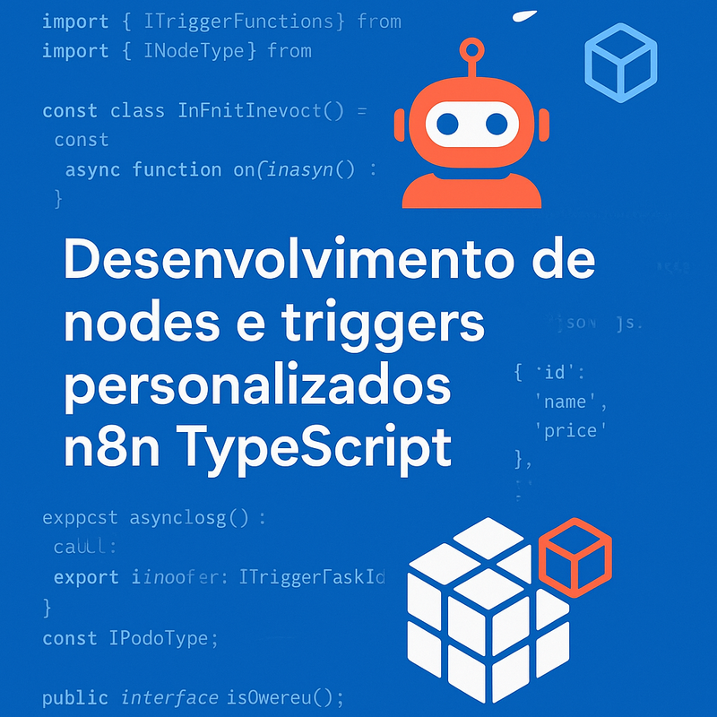 Desenvolvimento de nodes e triggers personalizados n8n TypeScript: guia para publicar no marketplace open-source
