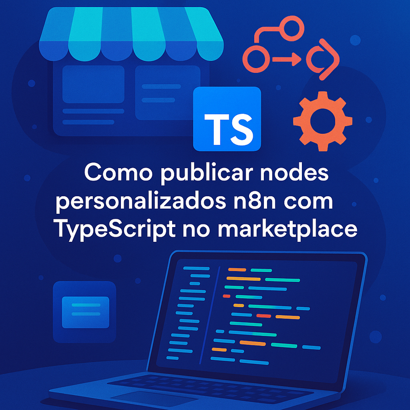 Como publicar nodes personalizados n8n com TypeScript no marketplace open-source