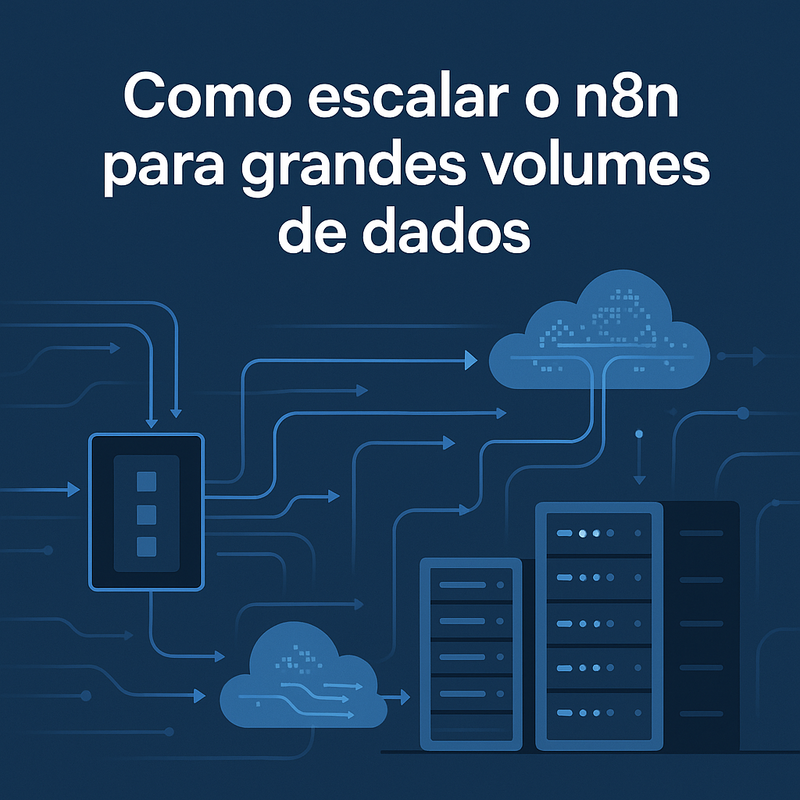 Como escalar o n8n para grandes volumes de dados: guia prático com filas, clusters e infraestrutura elástica