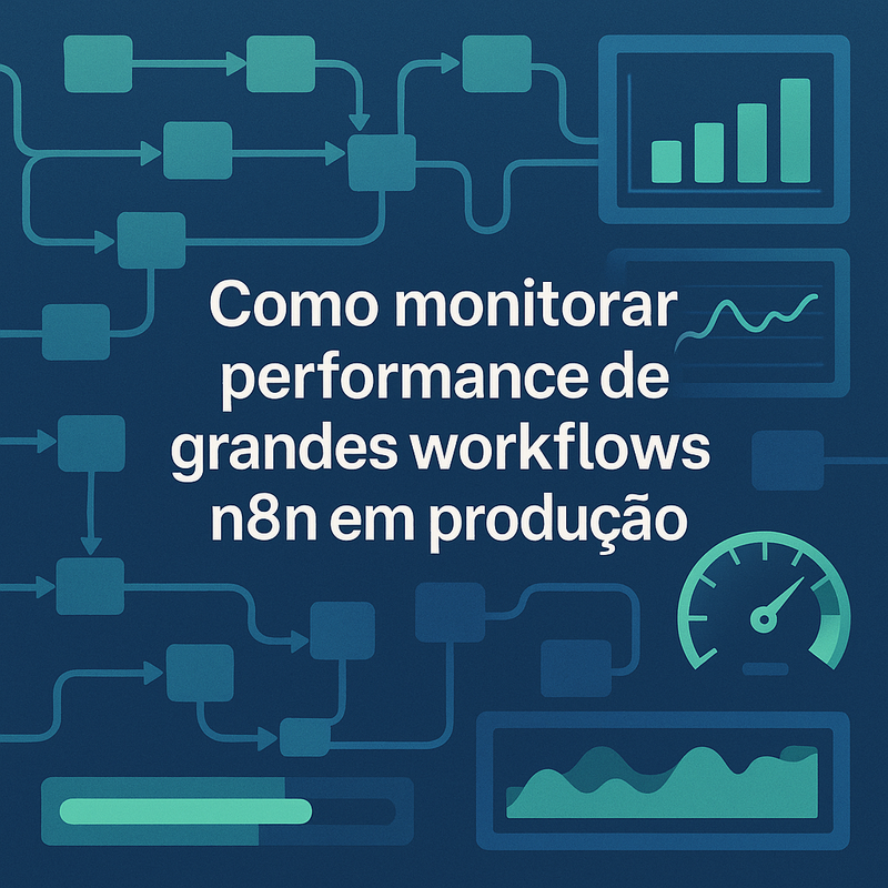 Como monitorar performance de grandes workflows n8n em produção