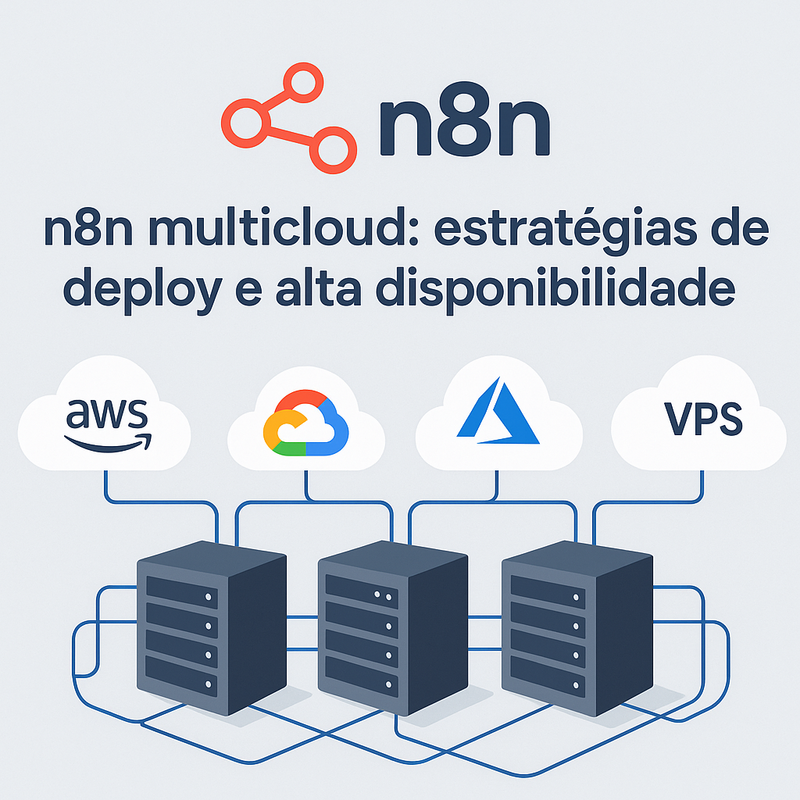 n8n multicloud: estratégias de deploy e alta disponibilidade entre AWS, Google Cloud, Azure e VPS