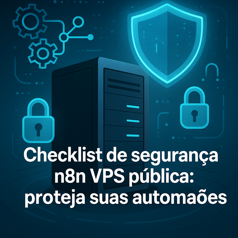 Checklist de segurança n8n VPS pública: proteja suas automações