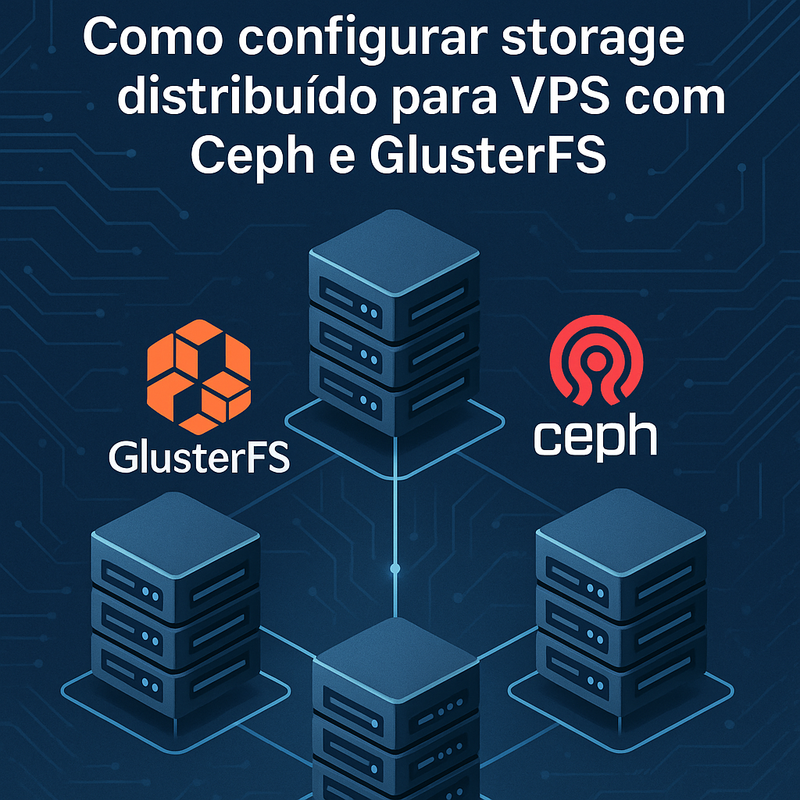 Como configurar storage distribuído para VPS com Ceph e GlusterFS: Guia Completo