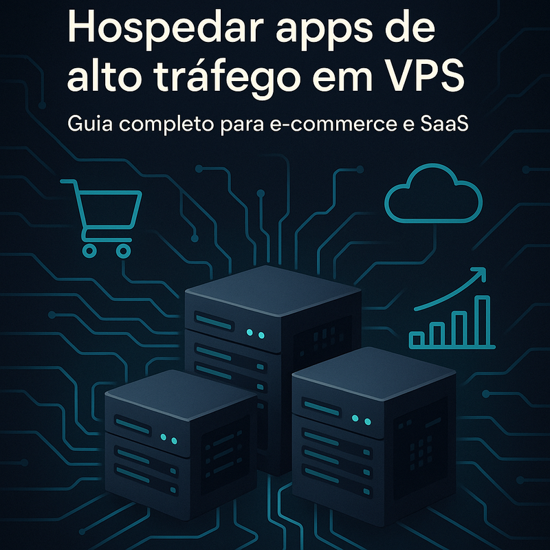 Como hospedar apps de alto tráfego em VPS: guia completo para e-commerce e SaaS